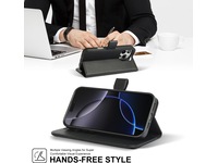 iiglo iPhone 16 Pro Max 2-i-1 Wallet cover (sort) Mobilcover