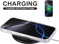 iiglo iPhone 16 Pro Max Magnetic Clear Case (gennemsigtig) Mobilcover