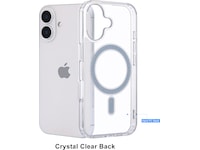 iiglo iPhone 16 Magnetic Clear Case (gennemsigtig) Mobilcover
