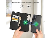iiglo Galaxy S25+ 2-i-1 Wallet cover (sort) Mobilcover
