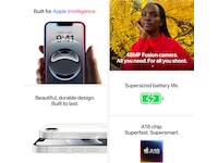iPhone 16e 128GB (hvid) Mobiltelefoner