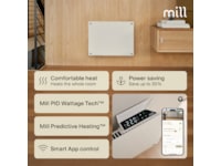 Mill Glass Smart WiFi Gen 4 panelovn 400W Varmepaneler