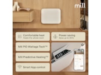 Mill Invisible Smart WiFi Gen 4 panelovn 400W Varmepaneler