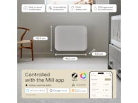 Mill Invisible Smart WiFi Gen 4 panelovn 400W Varmepaneler