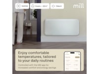 Mill Invisible Smart WiFi Gen 4 panelovn 1500W Varmepaneler