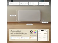 Mill Invisible Smart WiFi Gen 4 panelovn 1500W Varmepaneler