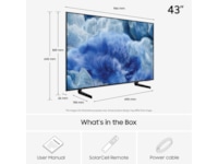 Samsung 43" Q8FA QLED 4K Smart TV (2025) 20 - 49 tommer TV