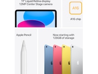 iPad 11" (2025) 256GB WiFi (gul) Tablets