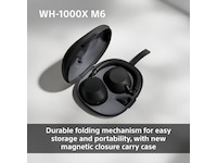 Sony WH-1000XM6 Trådløse høretelefoner, Over-Ear (sort) Høretelefoner
