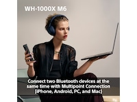 Sony WH-1000XM6 Trådløse høretelefoner, Over-Ear (sort) Høretelefoner
