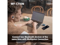 Sony WF-C710N Trådløse høretelefoner, Earbuds med mikrofon (blå) In-ear høretelefoner