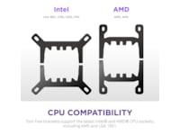 NZXT Kraken Plus 360 RGB Køler (sort) CPU - Vandkøling