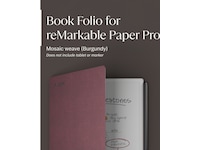 reMarkable Paper Pro Book Folio (bordeaux) Tilbehør til digitale paper