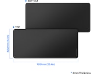 Pulsar Paracontrol XXL Musemåtte (sort) Gamingmusemåtte