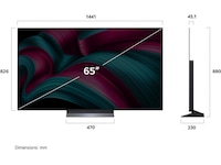 LG 65" C5 AI 4K OLED Smart TV (2025) + Soundbar 60 - 69 tommer TV