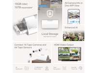 TP-Link Tapo H500 Smart HomeBase Overvågningskameraer