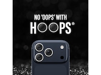 PanzerGlass iPhone 17 Pro / 17 Pro Max / 16 Pro / 16 Pro Max Hoops Linsebeskytter (glitter silver) Skærmbeskyttelse mobiltelefon