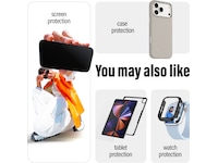 PanzerGlass iPhone 17 Pro / 17 Pro Max / 16 Pro / 16 Pro Max Hoops Linsebeskytter (glitter silver) Skærmbeskyttelse mobiltelefon