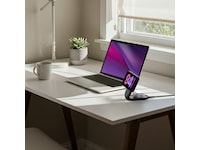 Belkin UltraCharge 2-i-1 Qi2 trådløs oplader (sort) Trådløs oplader