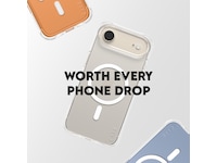 PanzerGlass CARE iPhone Air Samba Hardcase (gennemsigtig/hvid) Mobilcover