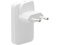 dbramante1928 re-charge Pro EU/US Slim Vægoplader (hvid) Mobilopladere