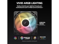 Corsair RS120-R ARGB PWM Reverse Ventilator 3pk (sort) Blæsere
