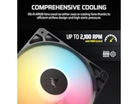 Corsair RS120-R ARGB PWM Reverse Ventilator 3pk (sort) Blæsere