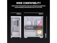 Corsair 3500X RSR ARGB Mid Tower (hvidt) Midi Tower