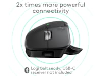 Logitech MX Master 4 for Mac Trådløs Ergonomisk Mus (Space Black) Mus