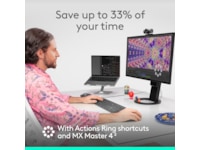 Logitech MX Master 4 Trådløs Ergonomisk Mus (grafitgrå) Mus