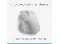 Logitech MX Master 4 Trådløs Ergonomisk Mus (lysegrå) Mus