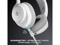 SteelSeries Arctis Nova 7 Gen 2 Trådløst Gamingheadset (hvid) Gamingheadset