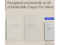 reMarkable Paper Pro Move Book Folio (sort) Tilbehør til digitale paper