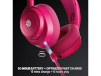 SteelSeries Arctis Nova 7P Gen 2 Trådløst Gamingheadset (magenta) Gamingheadset