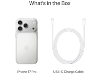 iPhone 17 Pro 512GB (sølv) Mobiltelefoner