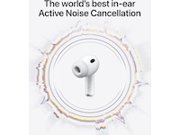 Apple AirPods Pro 3 trådløse ørepropper, in-ear (hvid) In-ear høretelefoner
