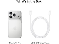 iPhone 17 Pro 1TB (sølv) Mobiltelefoner