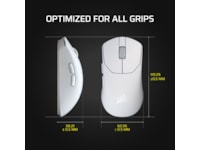 Corsair Sabre v2 Pro Ultralight Trådløs Gaming Mus (hvidt) Gamingmus