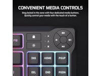 Corsair K55 CORE TKL RGB Gamingtastatur (sort) Gamingkeyboard