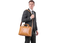 Andersson LPB-P4300 Laptop Bag 16" PU Leather (brun) Rygsæk, taske og etui