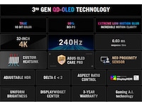 ASUS 32" 4K ROG Strix XG32UQDMS Gamingskærme