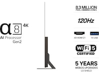 LG 83'' B6E 4K OLED smart TV (2026) Over 80 tommer TV