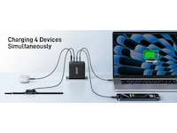 Acer 100W GaN PD-lader med 4 porte Batteri og lader