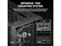 Corsair FRAME 4000D RS Wood Mid Tower (sort) Midi Tower