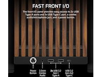 Corsair FRAME 4000D RS Wood Mid Tower (sort) Midi Tower