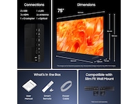 Samsung 75" QN72H Neo QLED 4K Mini LED Smart TV (2026) 70 - 79 tommer TV