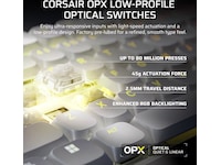 Corsair Vanguard Air 99 Trådløst Gamingtastatur (hvid) Gamingkeyboard