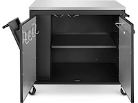 Austin and Barbeque Trolley Table With Doors Udendørsgrill – vogne
