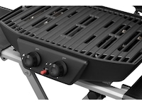 Bærbar gasgrill med dobbeltbrænder 4,5 kW Udendørsgrill