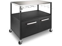 Austin and Barbeque Sidebord med opbevaring Udendørsgrill – vogne